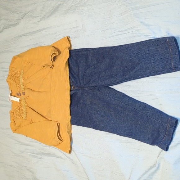 Matilda Jane top with Carter's leggings. - Picture 1 of 3